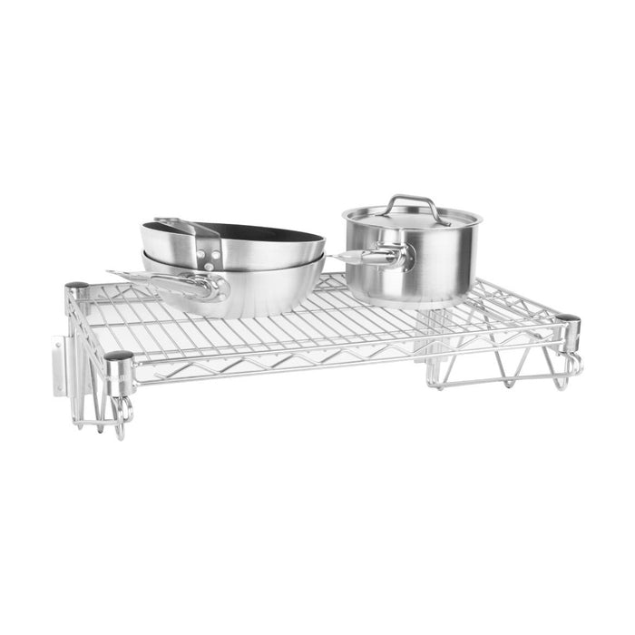 Vogue Steel Wire Wall Shelf 610mm - U200