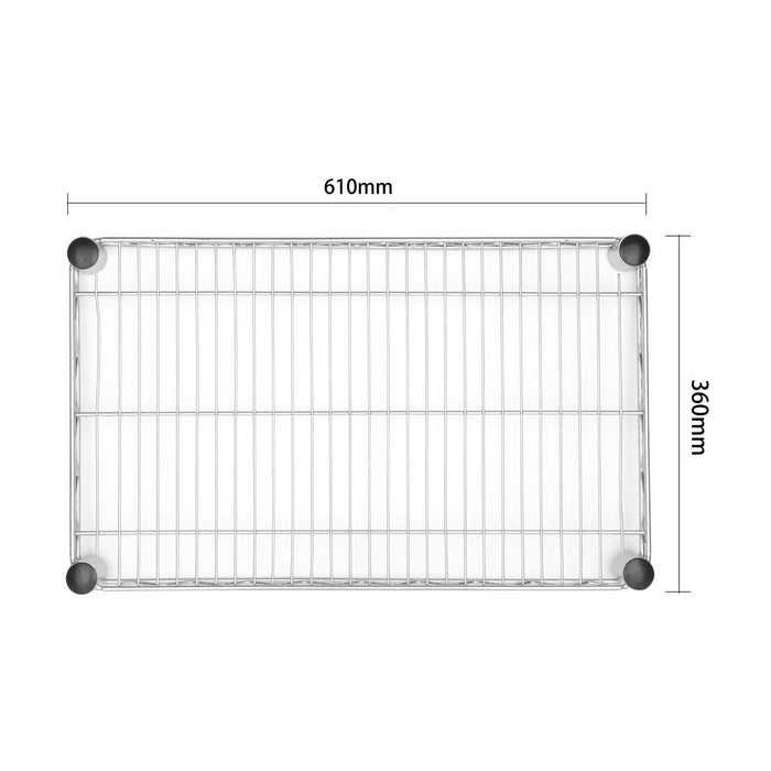 Vogue Steel Wire Wall Shelf 610mm - U200