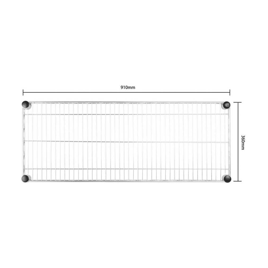 Vogue Steel Wire Wall Shelf 910mm - U201