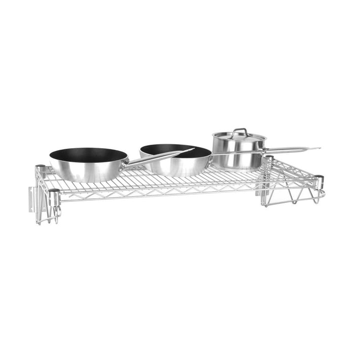 Vogue Steel Wire Wall Shelf 1220mm - U202