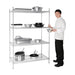 Vogue 4 Tier Wire Shelving Kit 1220x610mm - U257