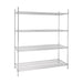 Vogue 4 Tier Wire Shelving Kit 1525x610mm - U258