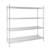 Vogue 4 Tier Wire Shelving Kit 1830x610mm - U259
