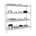 Vogue 4 Tier Wire Shelving Kit 1830x610mm - U259