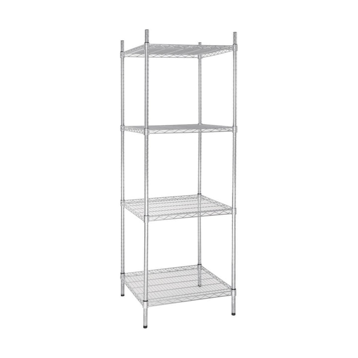 Vogue 4 Tier Wire Shelving Kit 610x610mm - U884