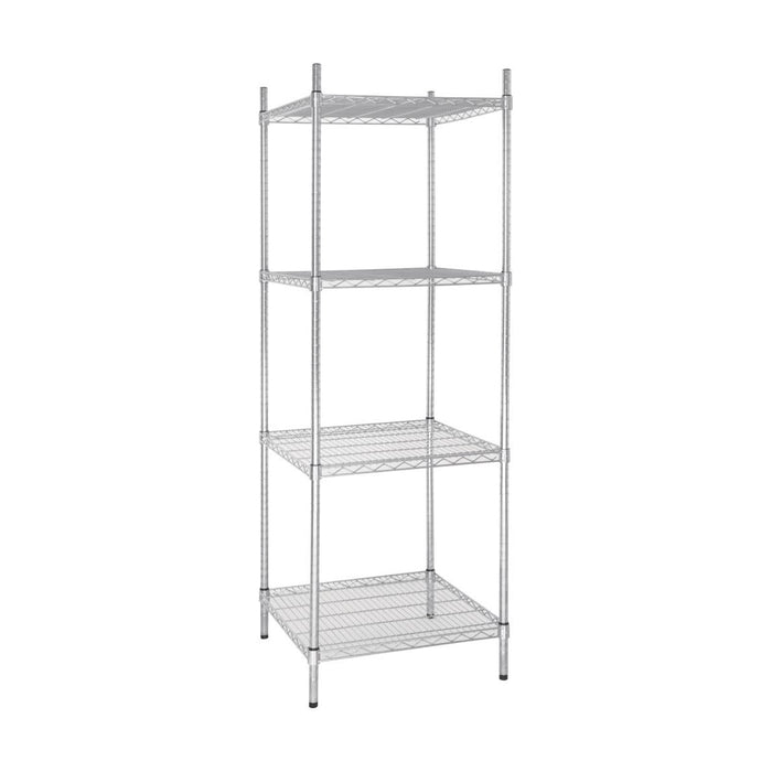 Vogue 4 Tier Wire Shelving Kit 610x610mm - U884