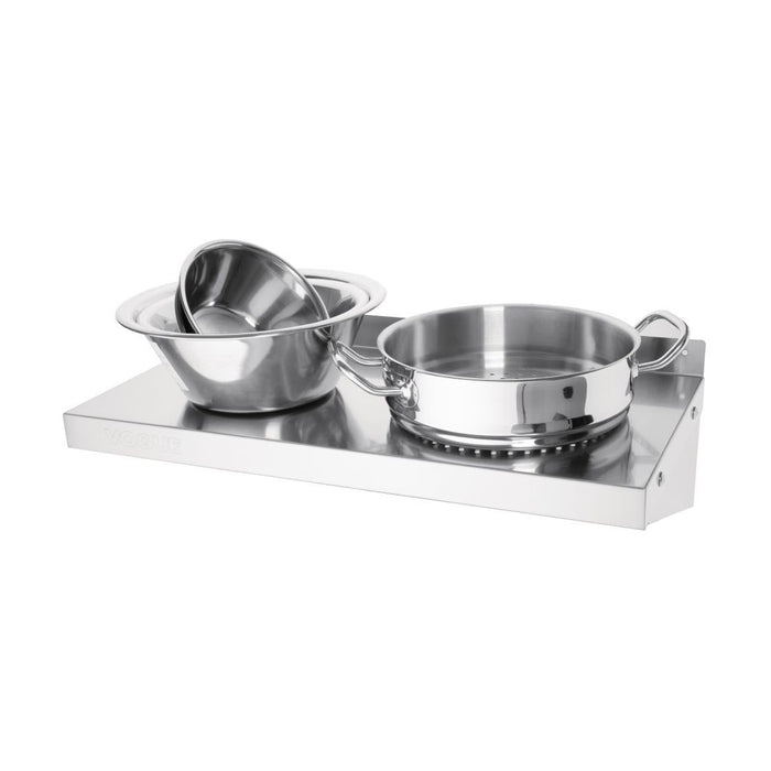 Vogue Stainless Steel Kitchen Shelf 600mm - Y749
