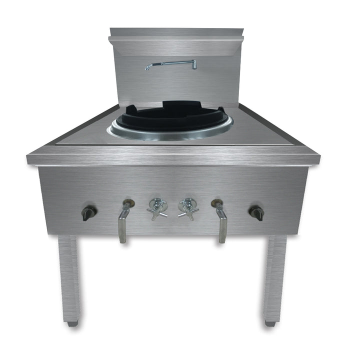 Gasmax Waterless LPG Single Wok Chimney Burner - WW-1LC