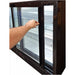 AG Twin Sliding Door Bar Fridge - Black Body & Doors 220L - BEER2-SD