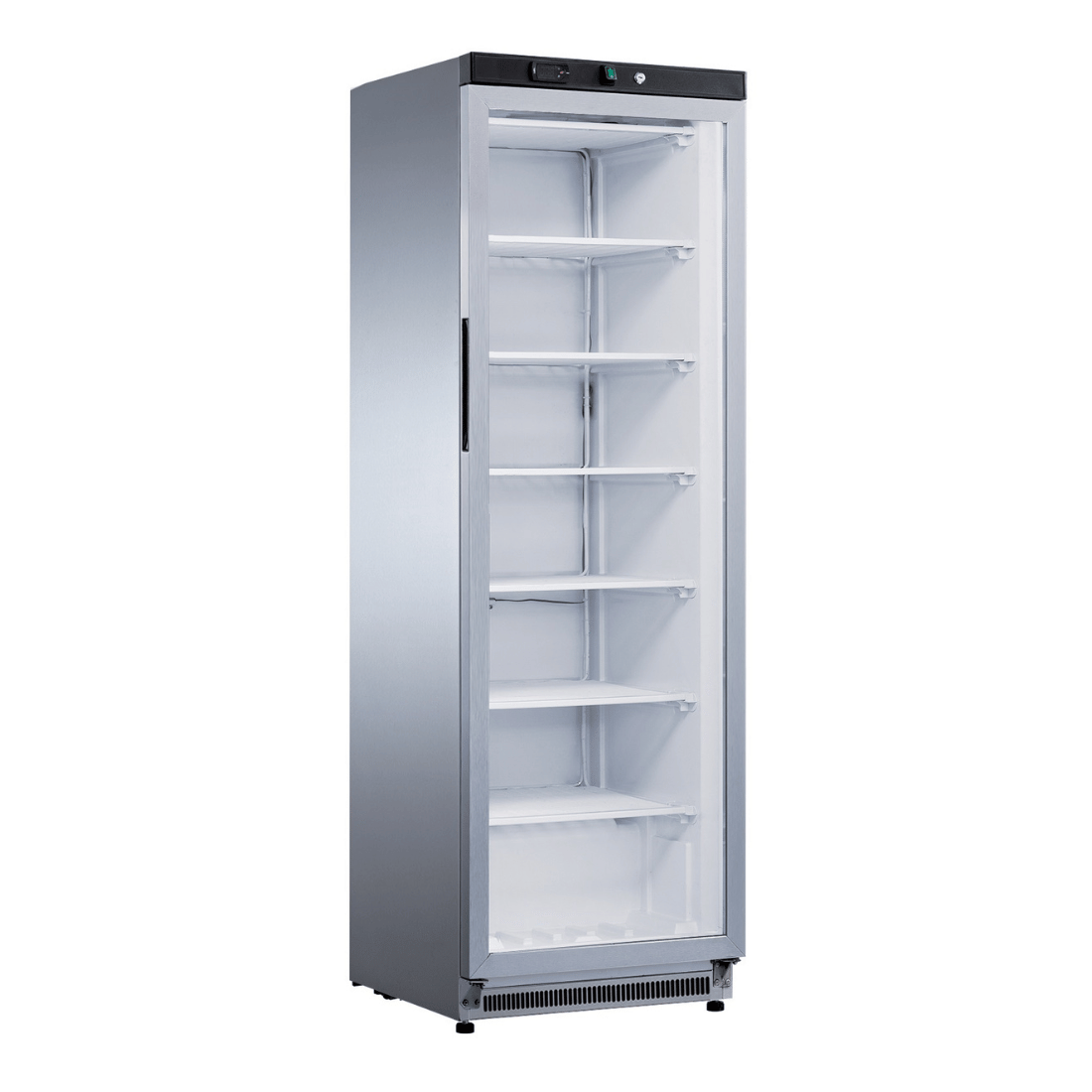 FED-X Stainless Steel Upright Static Display Freezer - XF400SG