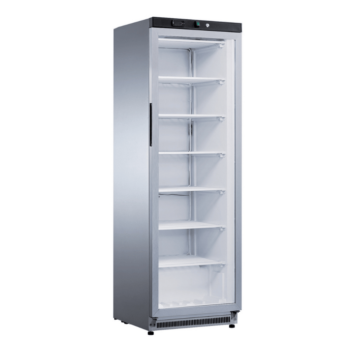 FED-X Stainless Steel Upright Static Display Freezer - XF400SG