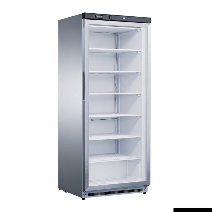 Fed-X Stainless Steel Upright Static Display Freezer - XF600SG