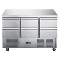 FED-X 6 Drawer Salad Prep Fridge - XGNS1300D-6D
