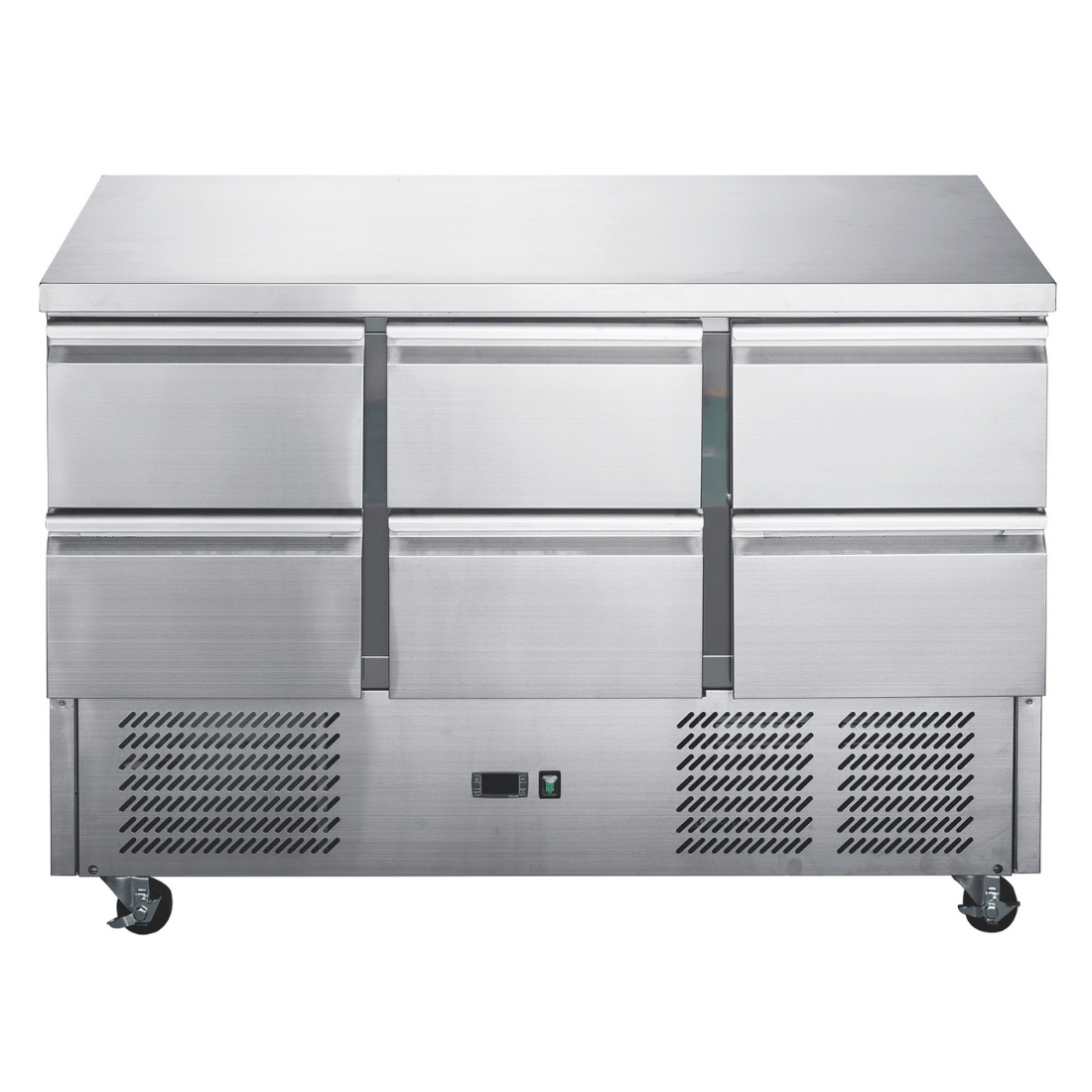 FED-X 6 Drawer Salad Prep Fridge - XGNS1300D-6D