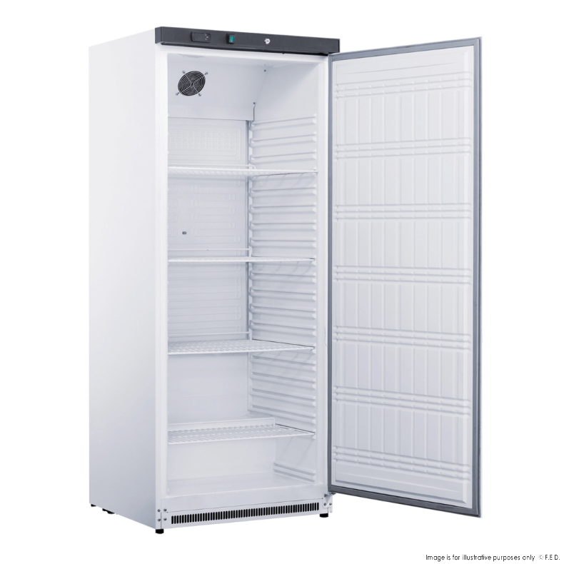 FED-X 1 Door Stainless Steel Upright Static Fridge - XR600SS