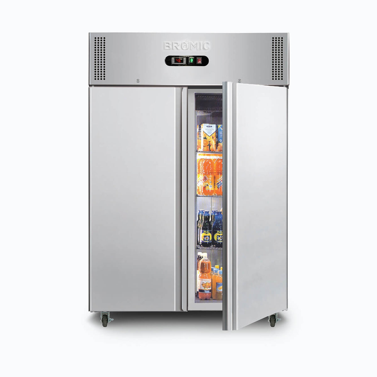 Bromic Upright Freezer - 1300L - 2 Doors - Stainless Steel - UF1300SDF-NR-1