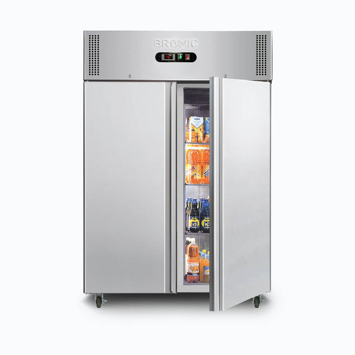Bromic Upright Freezer - 1300L - 2 Doors - Stainless Steel - UF1300SDF-NR-1