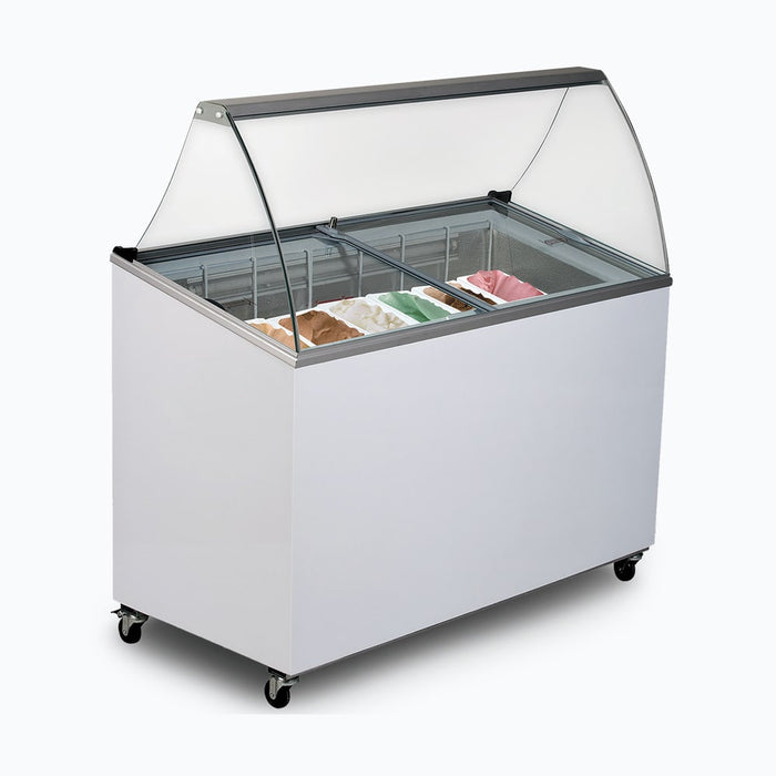 Bromic Gelato / Ice Cream Display Freezer - 7 Basket - GD0007S-NR