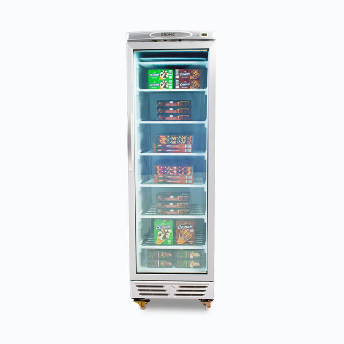 Bromic Upright Display Freezer - 300L - 1 Door - Flat Glass - UF0374S-NR