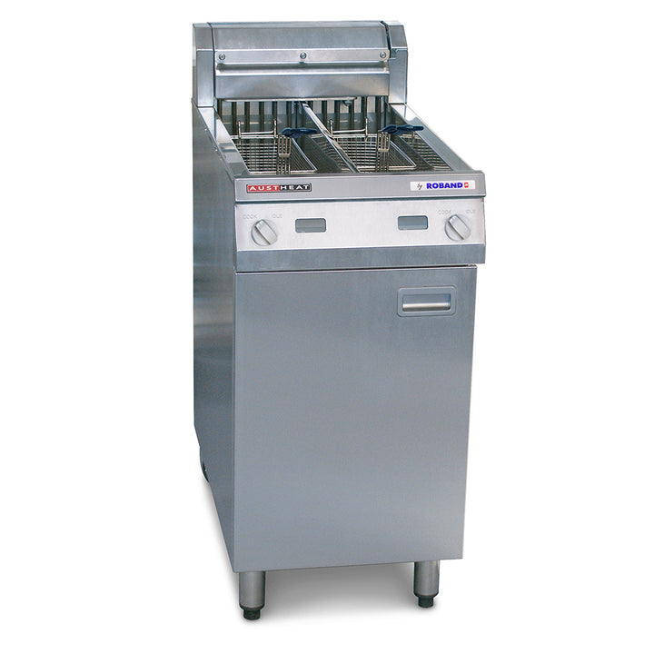 Austheat Freestanding Electric Fryer, 2 tanks - AF822