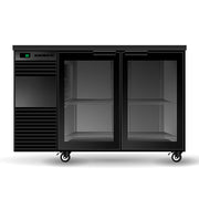 SKOPE BackBar 2 Glass Swing Door Fridge - BB.2.GSW