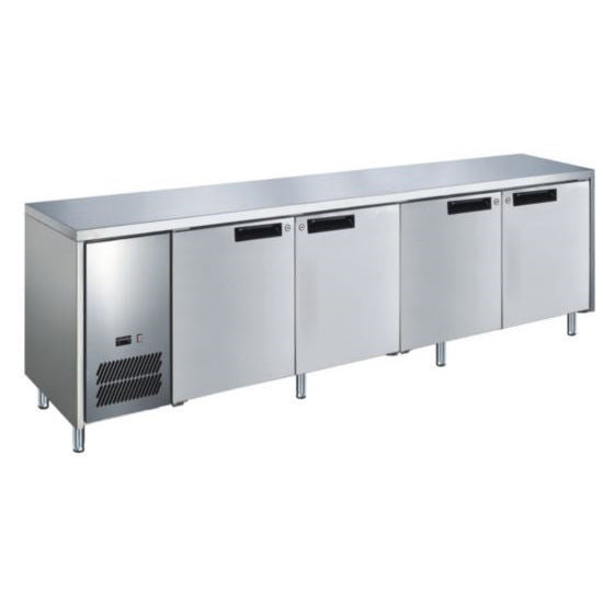 Glacian Slimline Freezer with 4 Stainless Steel Doors 590L - BFS62350