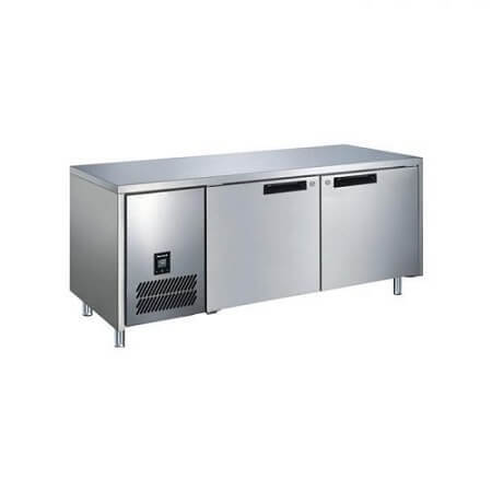 Glacian Slimline Under Bench Fridge with 2 Stainless Steel Doors 416L - BCS71815