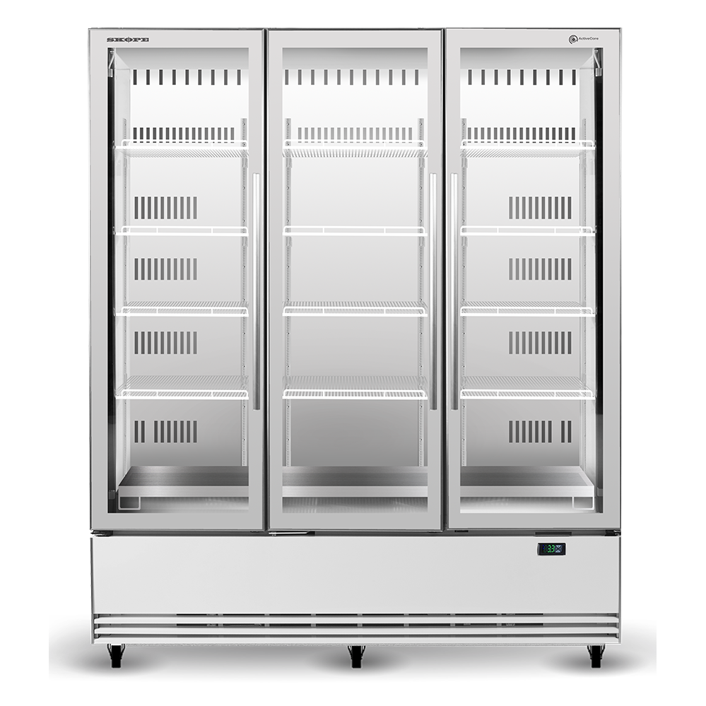 SKOPE ActiveCore BME 3 Glass Door Display or Storage Fridge 1433L - BME1500N-A