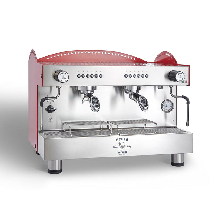Bezzera 3L Red 2 Group Professional Espresso Machine - BZB2016R2DE