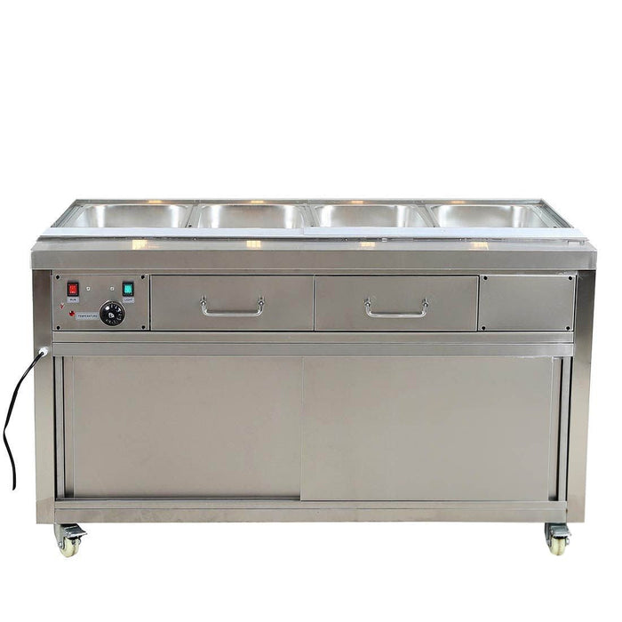 Thermaster Heated Bain Marie Food Display without Glass Top - PG150FE-B