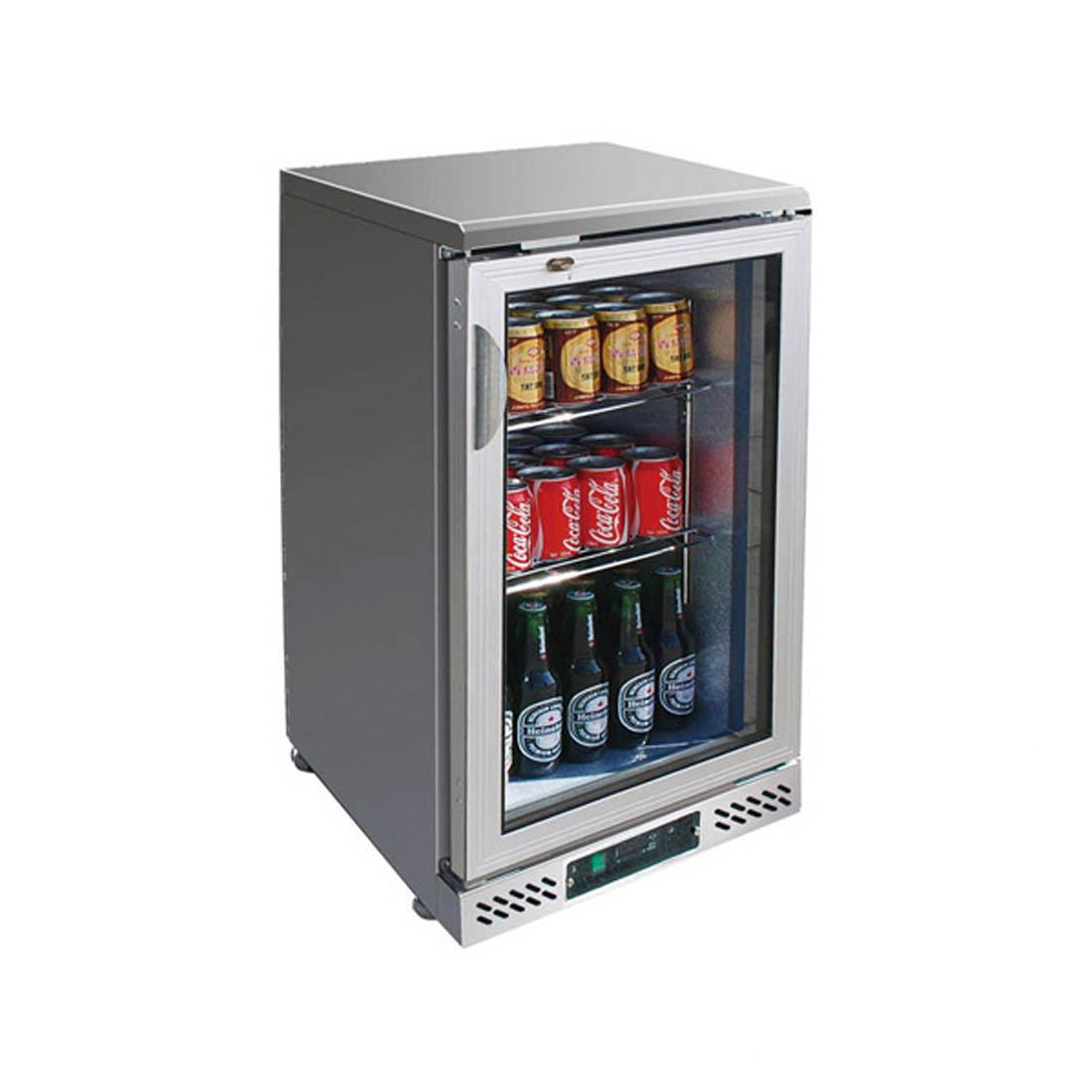 Thermaster Single Door Stainless Steel Bar Cooler 130L SC148SG