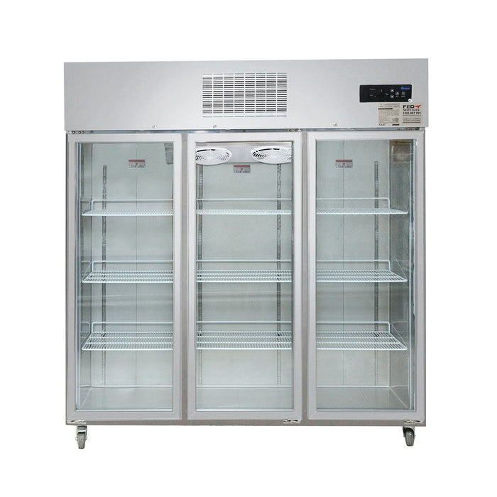 Thermaster Three Door Upright Display Freezer - SUFG1500