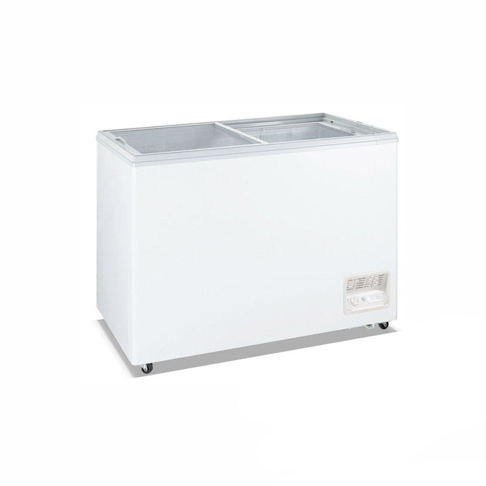 Thermaster Heavy Duty Chest Freezer with Glass Sliding Lids 400L - WD-400F