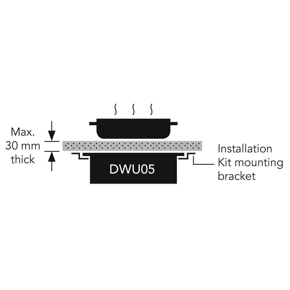 Dipo Stainless Steel Mount Bracket for DWU05 - SS3195