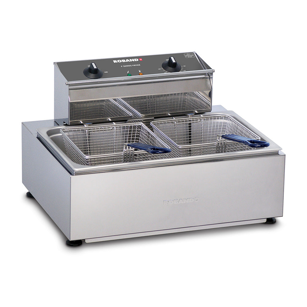 Roband Single Pan/Double basket fryer 11L - F111