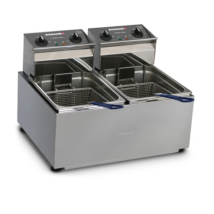 Roband Double Pan Fryer 2 x 8lt - F28