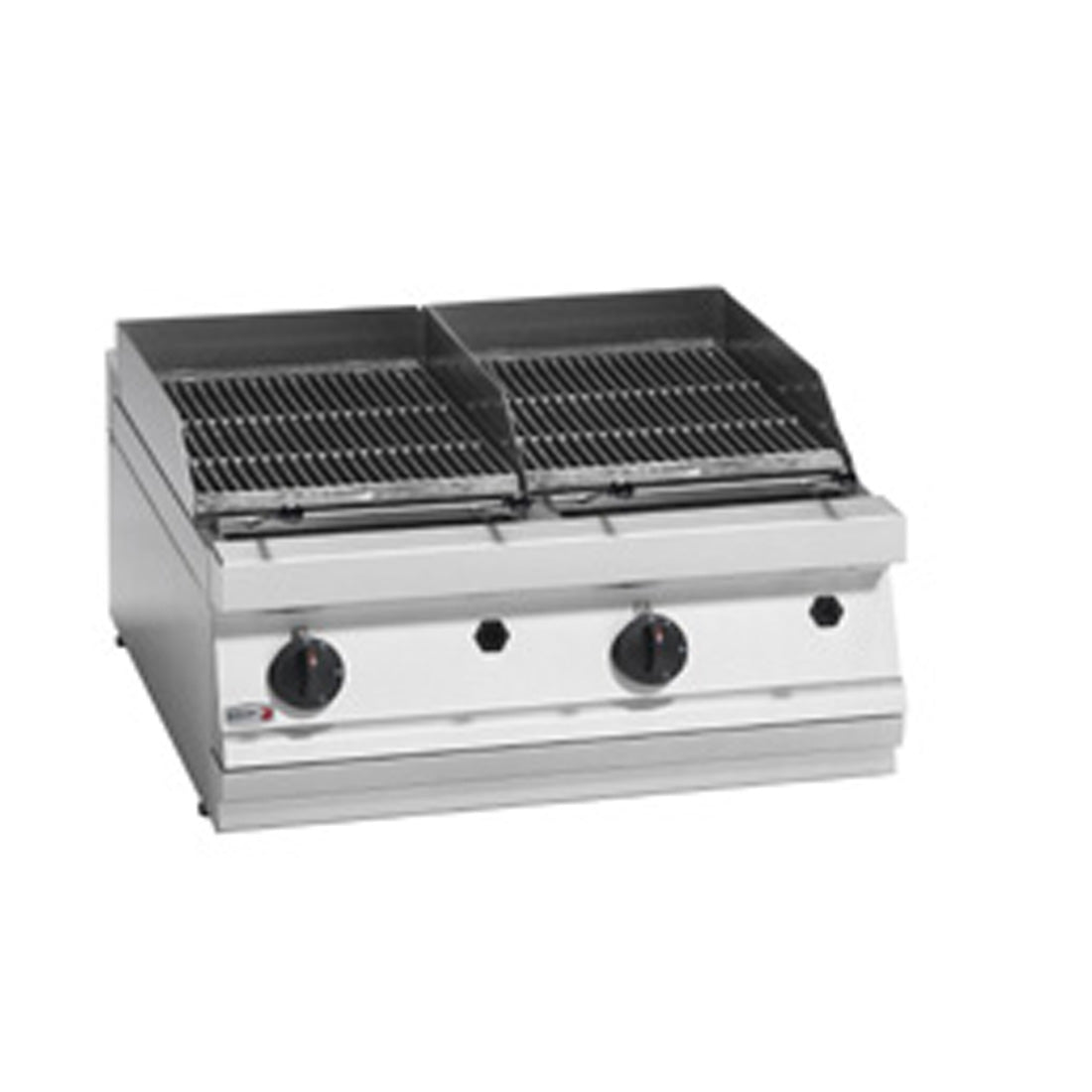 Fagor 700 Series LPG Charcoal 2 Grid Grill - BG7-10LPG