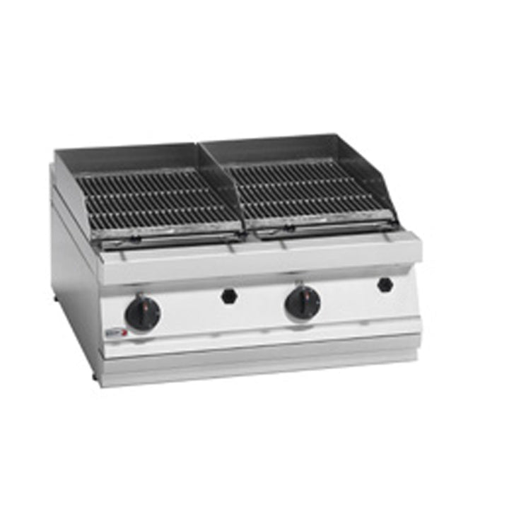 Fagor 700 Series LPG Charcoal 2 Grid Grill - BG7-10LPG