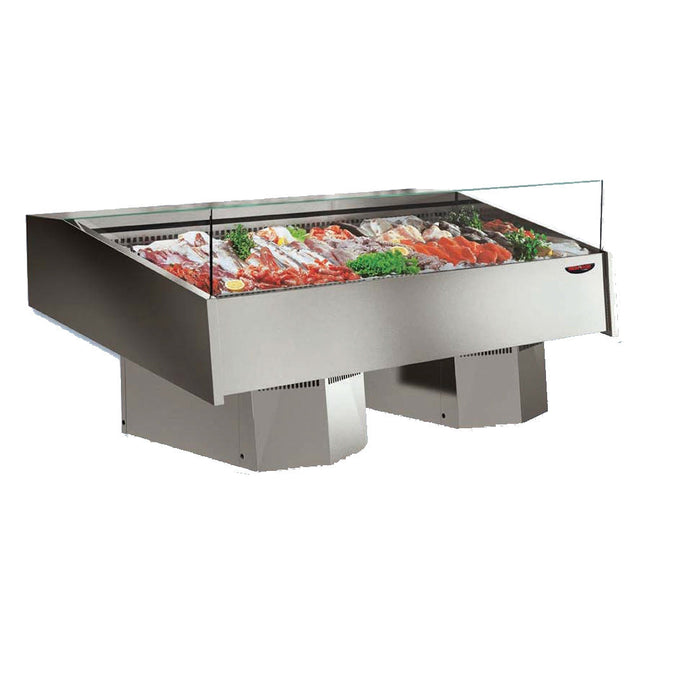 Bonvue Multiplexable Serve-Over Refrigerated Fish Open Display - FSG2000