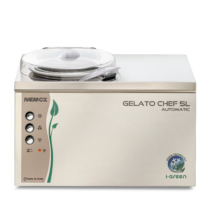 Nemox Benchtop Ice Cream Machine - 5L Auto I-Green - GELATO CHEF 5L AUTO I-GREEN