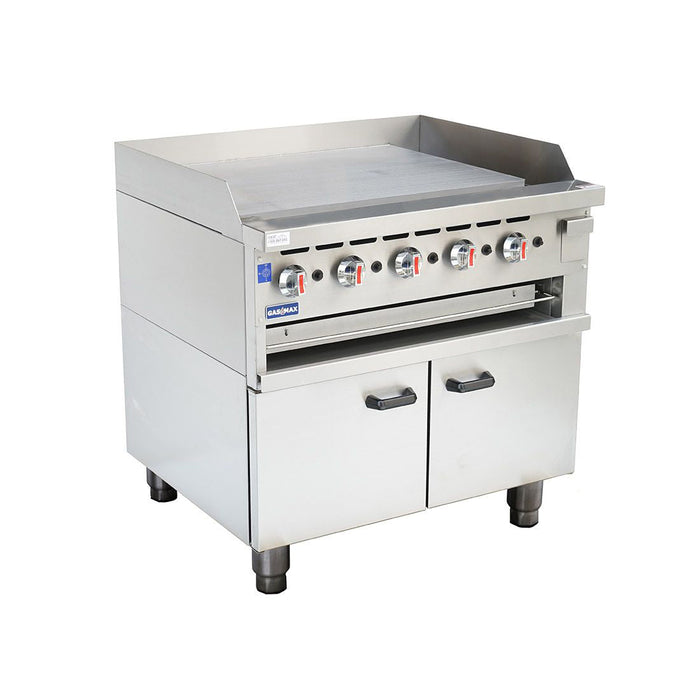Gasmax Gas Griddle and Gas Toaster with Cabinet - GGS-36LPG
