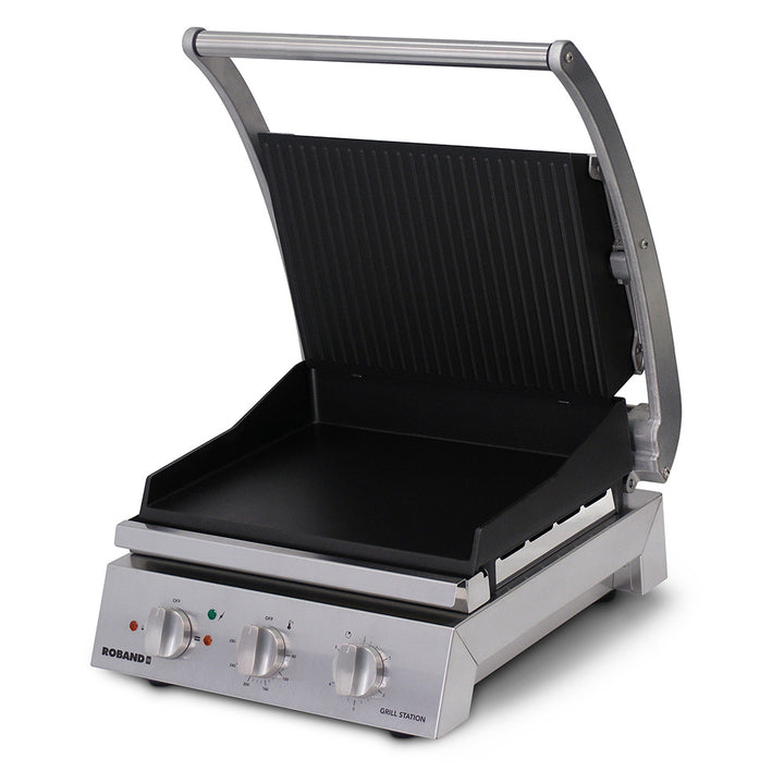 Roband Grill Station 6 slice, non stick with ribbed top plate - GSA610RT