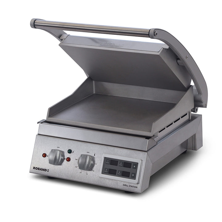 Roband Grill Station Electronic Timer, 6 slice, smooth plates - GSA610SE