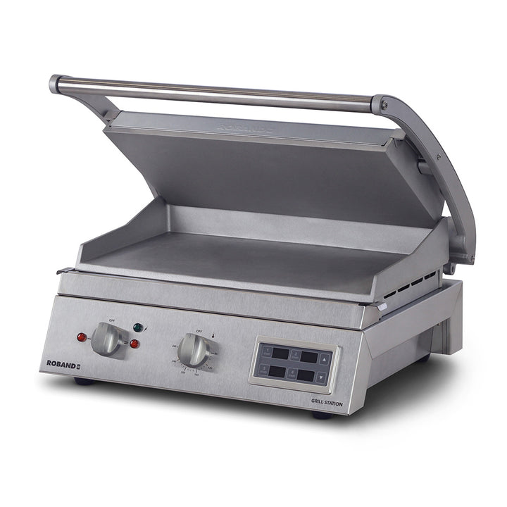 Roband Grill Station Electronic Timer, 8 slice, smooth plates - GSA810SE