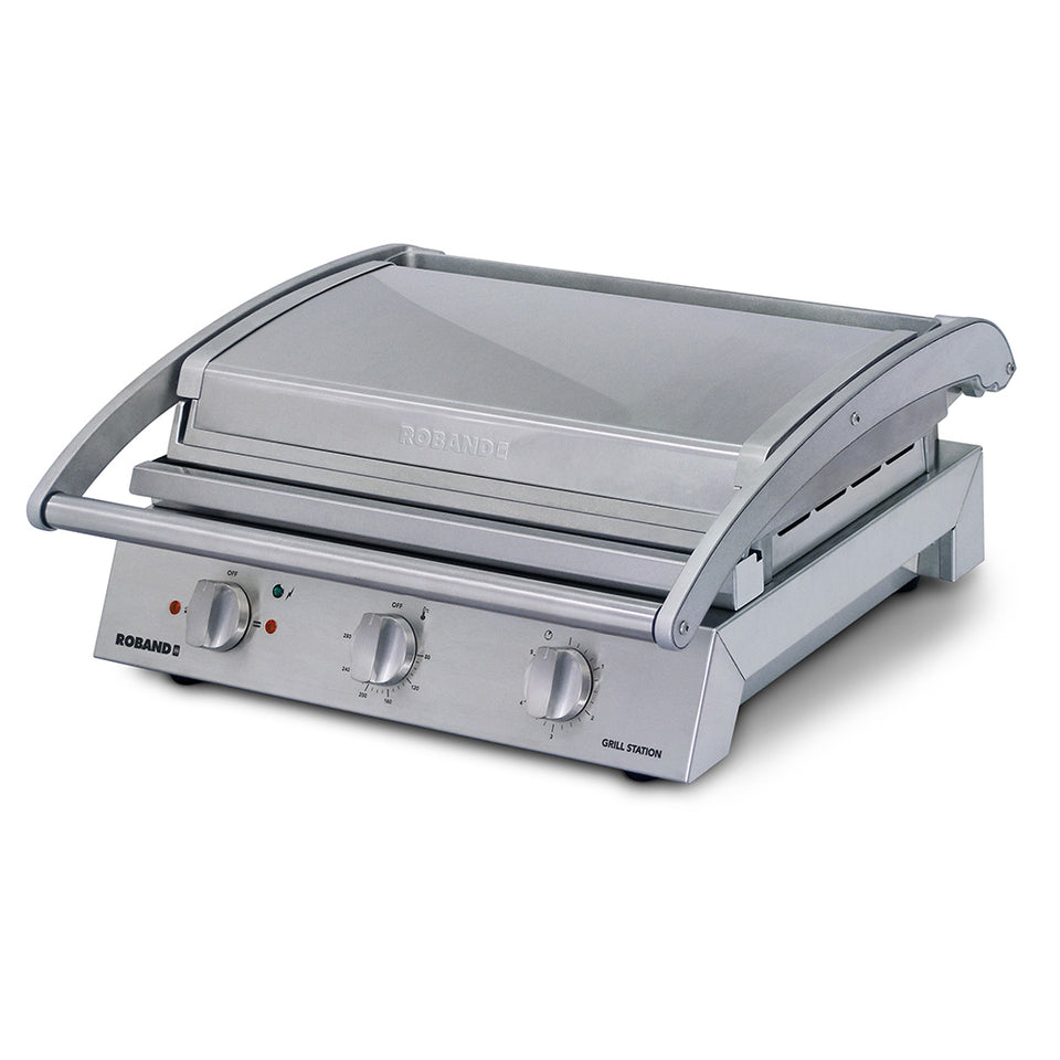 Roband Grill Station 8 slice, smooth plates - GSA810S