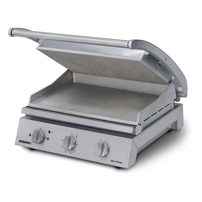 Roband Grill Station 8 slice, ribbed top plate - GSA815R