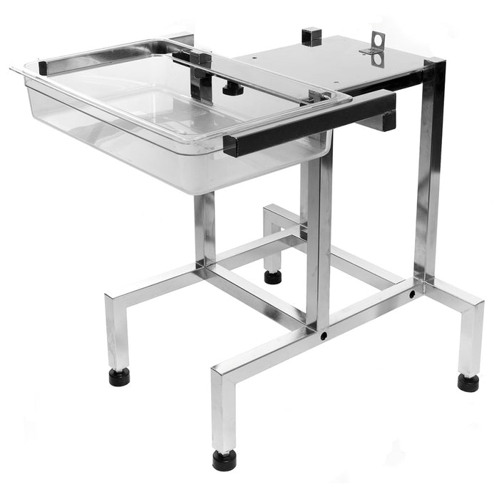 Hallde Machine Table, Stainless Steel fits full gastronorm container - HA25270