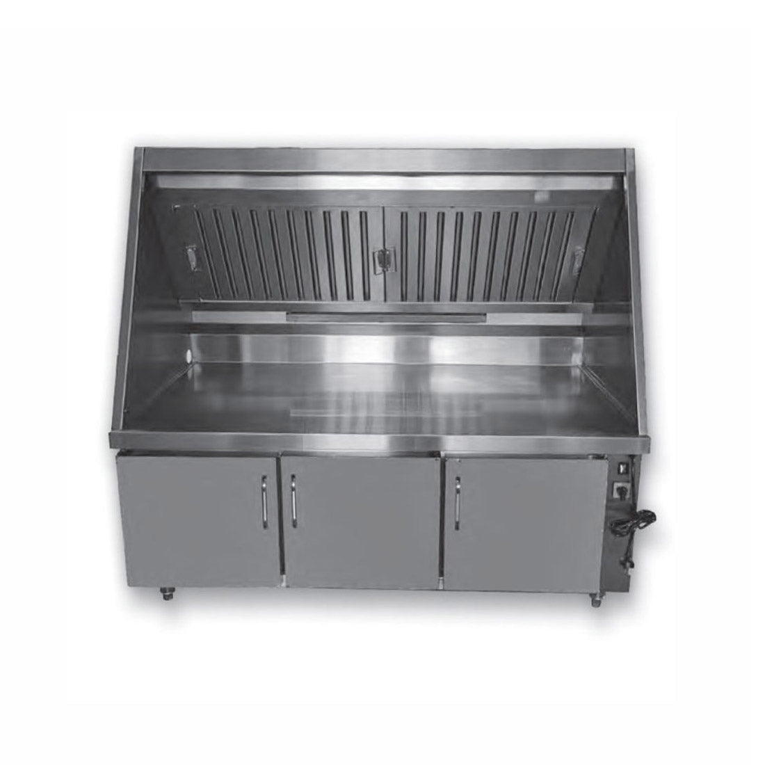 Modular Systems Stainless Steel Range Hood and Workbench System 1500 x 750mm - HB1500-750