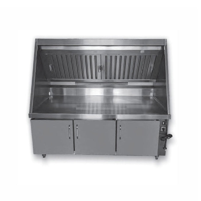 Modular Systems Stainless Steel Range Hood and Workbench System - HB1500-750