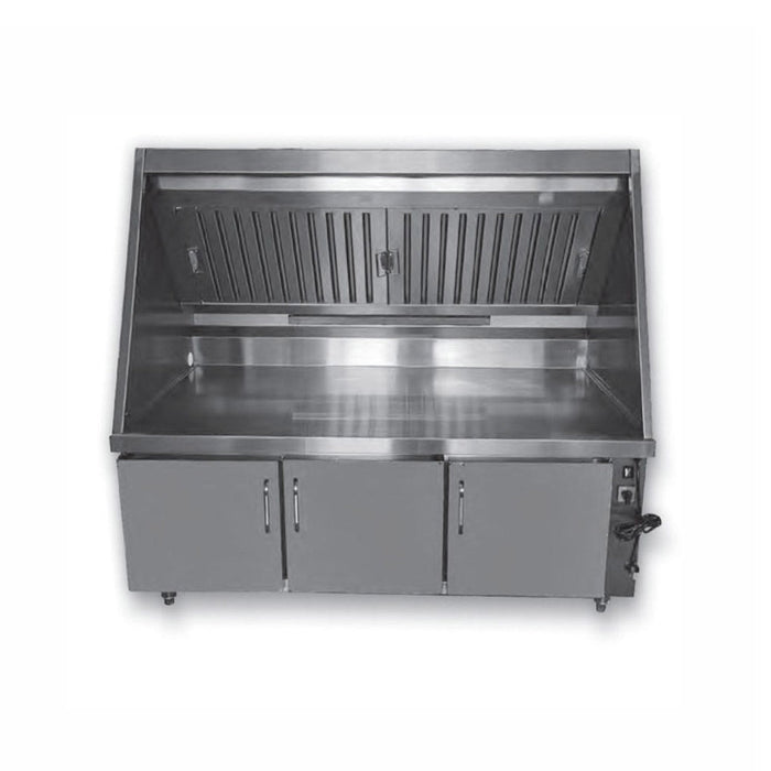 Modular Systems Stainless Steel Range Hood and Workbench System - HB1500-850